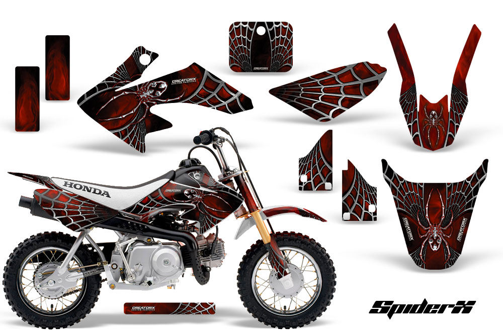 CRF 50 Graphics Kit SpiderX Red White